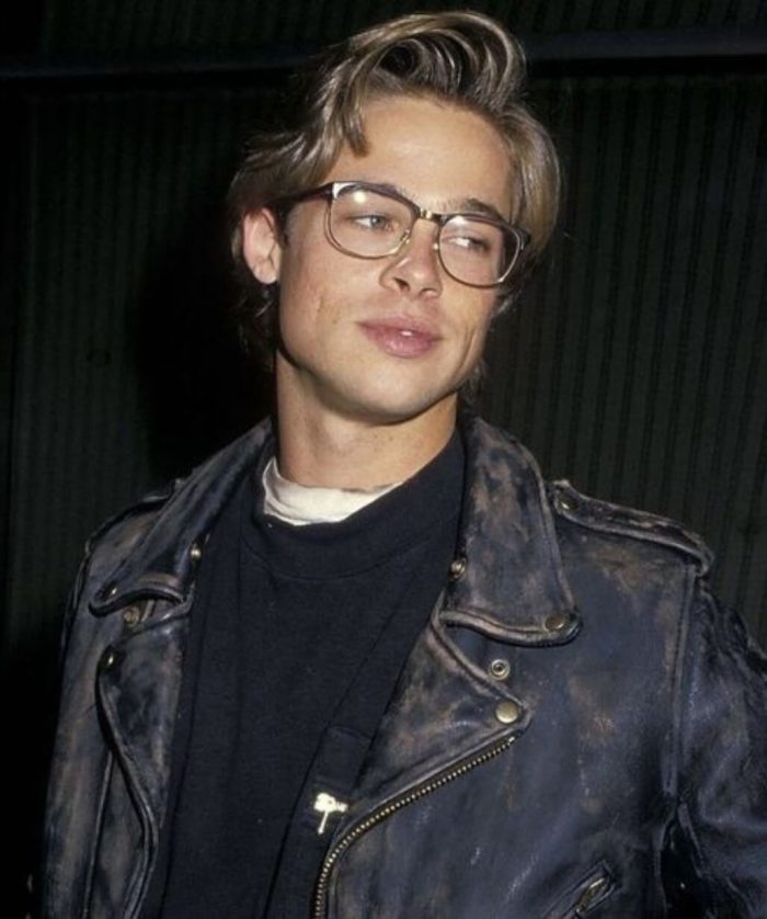 Brad Pitt Distressed Black Jacket