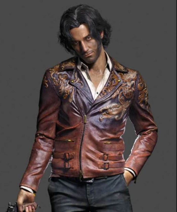 Dr Luis Serra Navarro Resident Evil 4 Leather Jacket