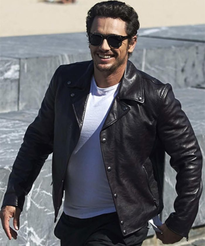 James Franco Biker Leather Jacket