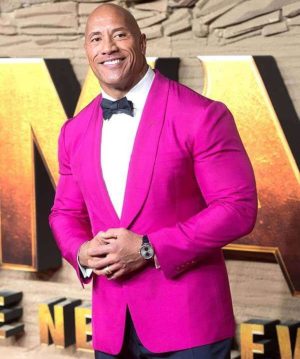 Jumanji The Next Level Premiere Dwayne Johnson Blazer