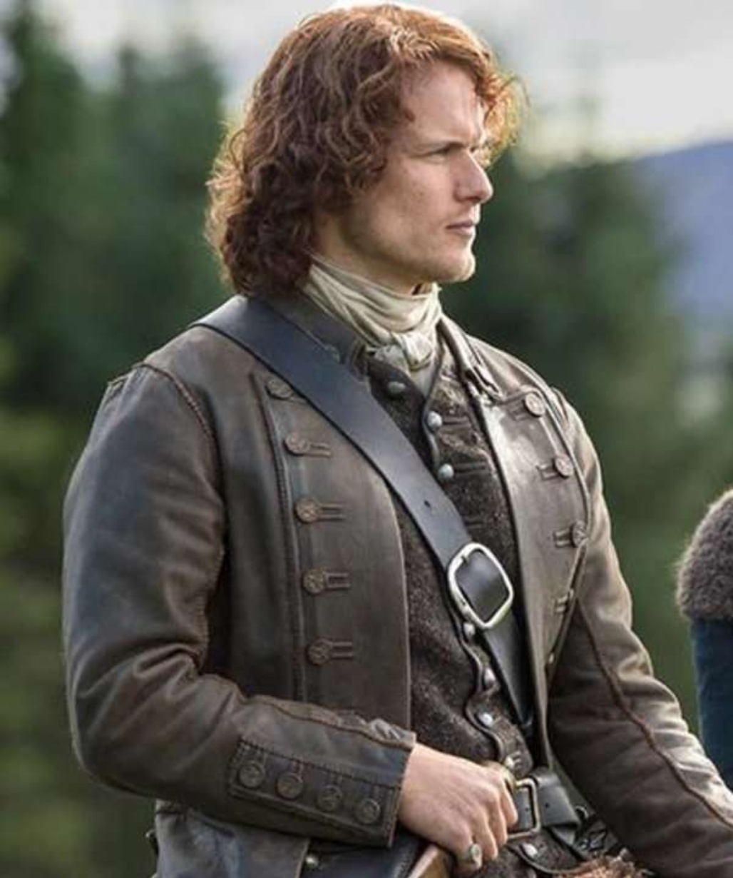 Outlander Jamie Fraser Leather Coat - USA Leather Factory