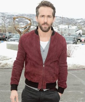 Ryan-Reynolds-Bomber-Suede-Leather-Jacket