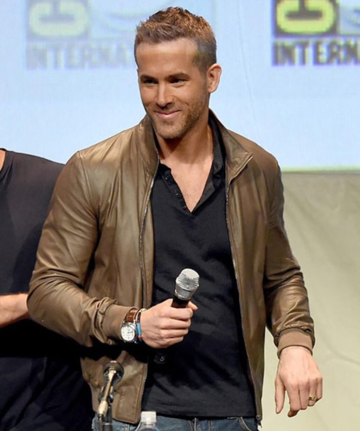 Ryan Reynolds Comic Con Bomber Jacket