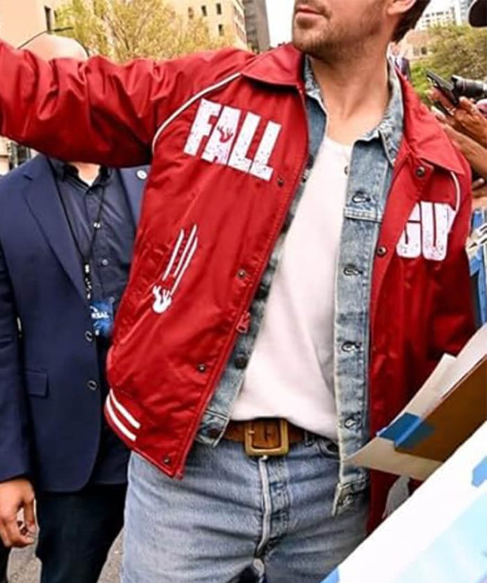 Ryan Gosling Fall Guy Red Jacket Outfit