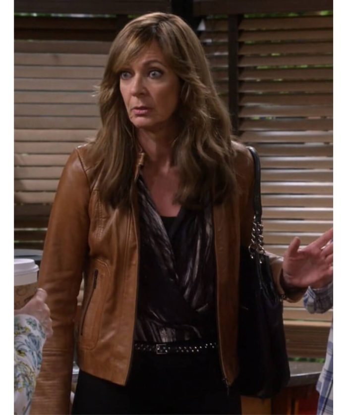 Allison Janney Mom Brown Jacket