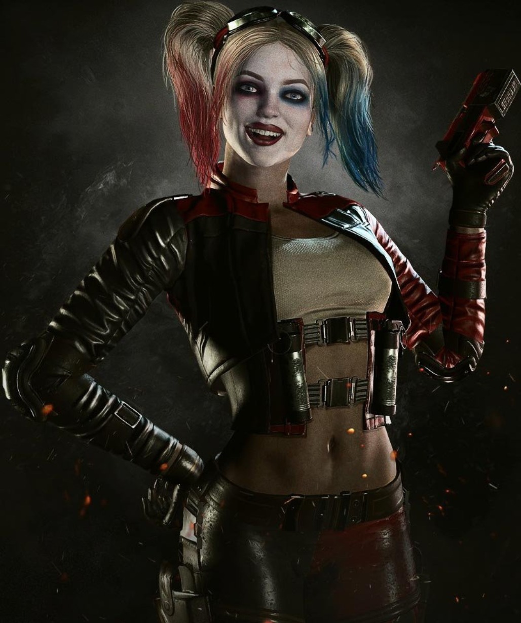 Injustice 2 Harley Quinn Leather Jacket - USA Leather Factory