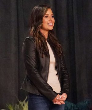 The Bachelorette Katie Thurston Black Leather Jacket