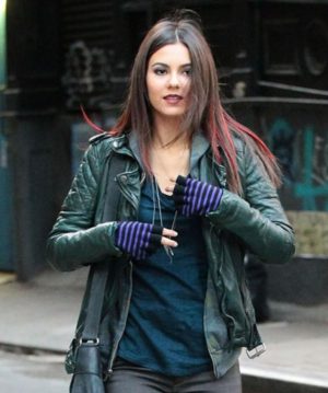 Victoria Justice Leather Jacket