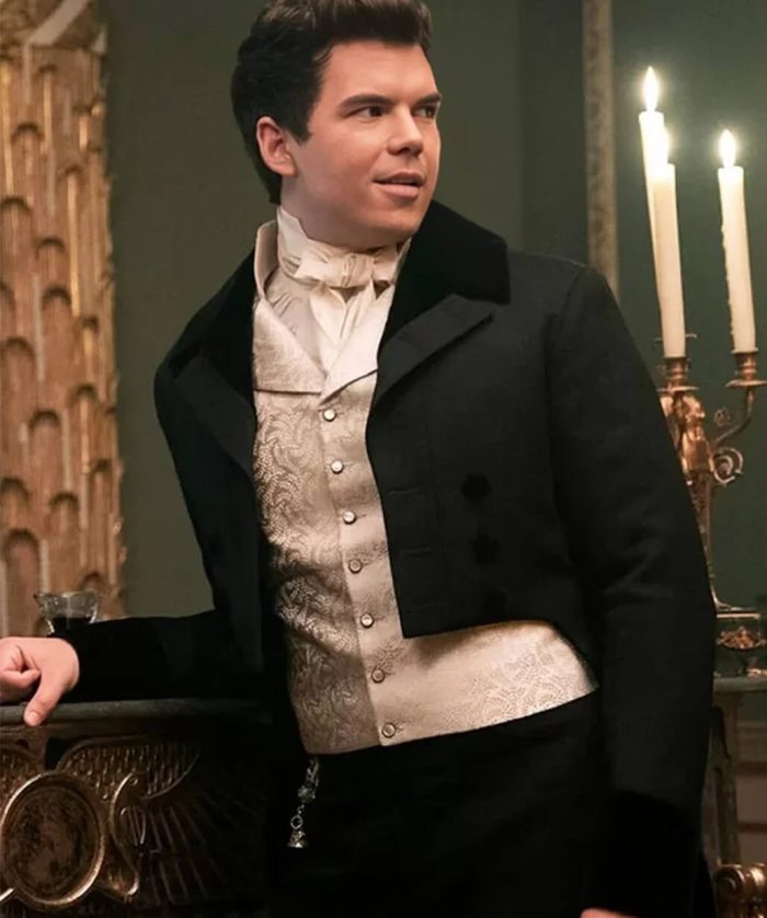 Luke Newton Bridgerton Season 3 Coat