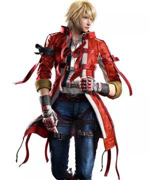 Tekken 8 Leo Kliesen Coat Red Cosplay Costume