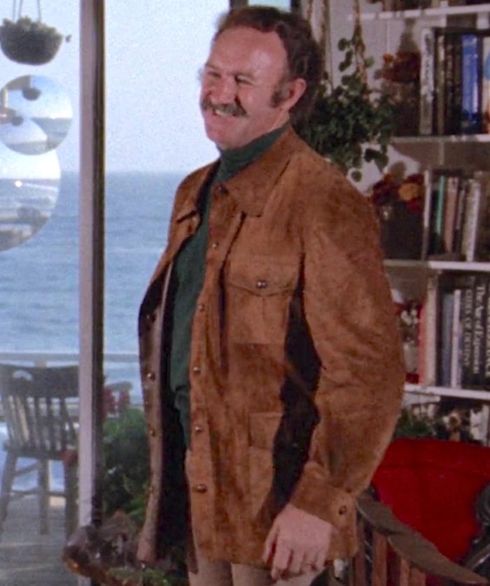 Night Moves Gene Hackman Suede Leather Jacket