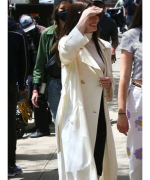 She Came To Me Anne Hathaway White Coat