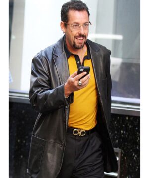 Adam Sandler in Uncut Gems Leather USA Coat