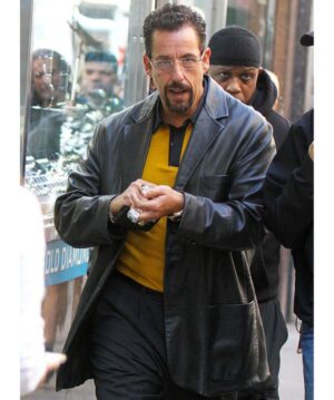 Adam Sandler in Uncut Gems Leather USA Coat Sale