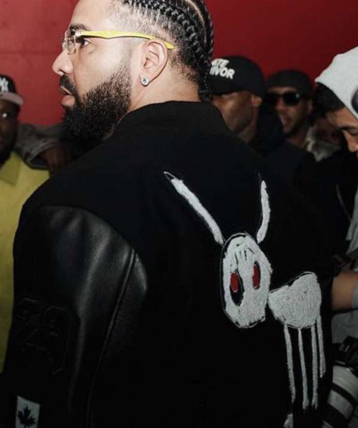 Drake For All The Dogs OVO Black Varsity Jacket