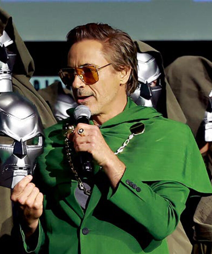 Robert Downey Jr Doctor Doom Green Suit Men