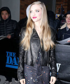 Amanda Seyfried Leather Jacket