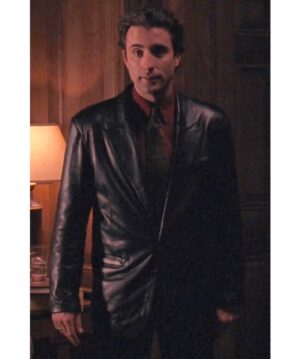 Andy-Garcia-The-Godfather Part III Vincent Mancini Black Leather Blazer