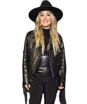 Billboard Country Power Players Lainey Wilson Leather Jacket