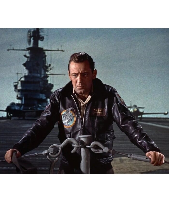 The Bridges at Toko Ri William Holden Brown Flight Jacket