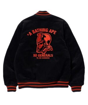 The Weeknd A Bathing Ape Bape XO Varsity Wool Jacket