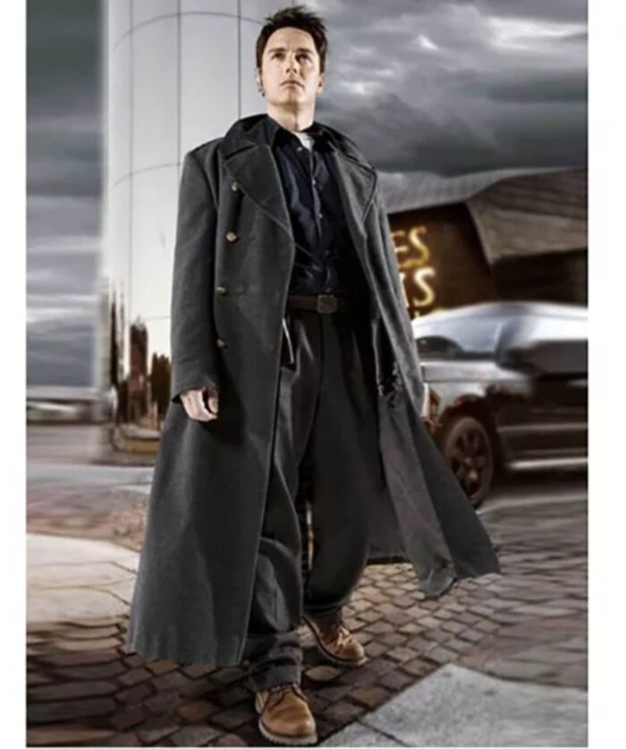 Torchwood Captain Jack Harkness Trench Grey Coat