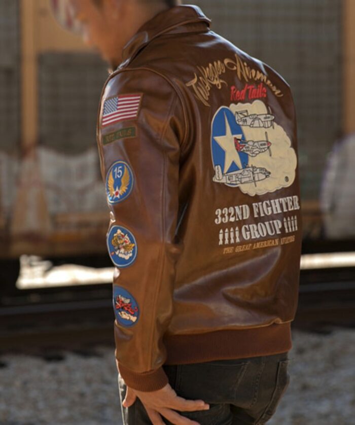 Tuskegee Airmen Fighter A2 Brown Jacket