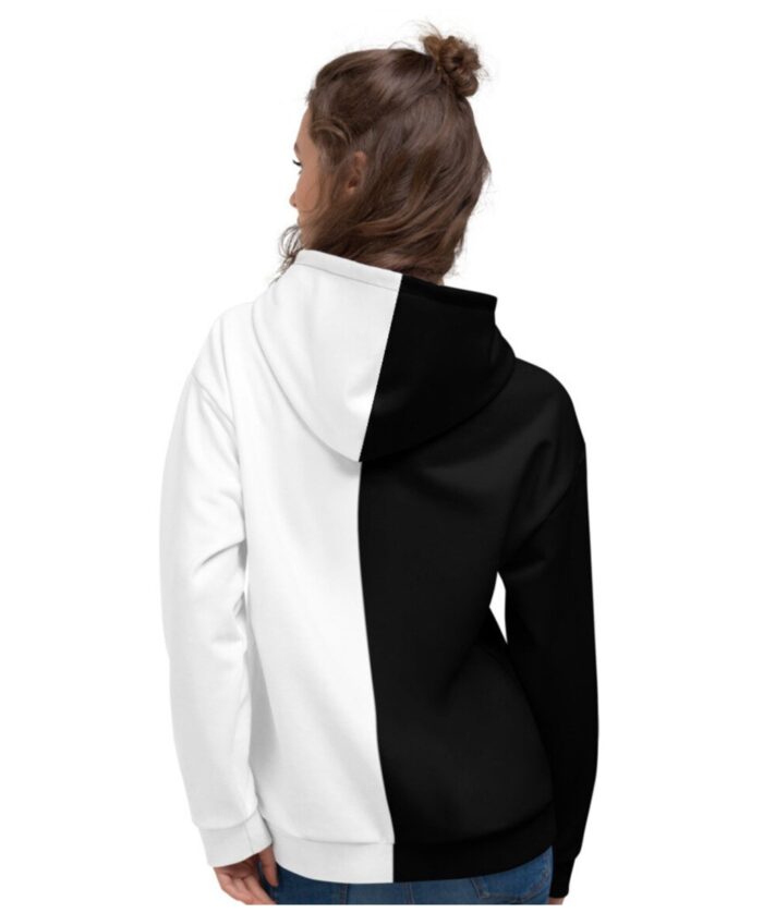 Unus Annus Split Black White Hoodie