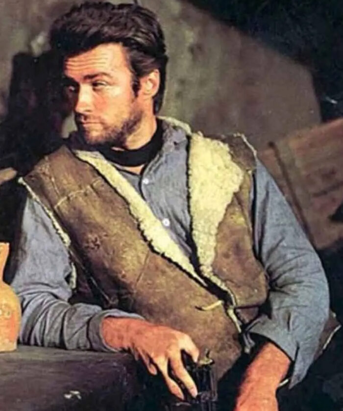 A Fistful of Dollars Clint Eastwood Leather Vest