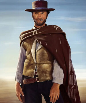 A Fistful of Dollars Clint Eastwood Leather Vest Outfit