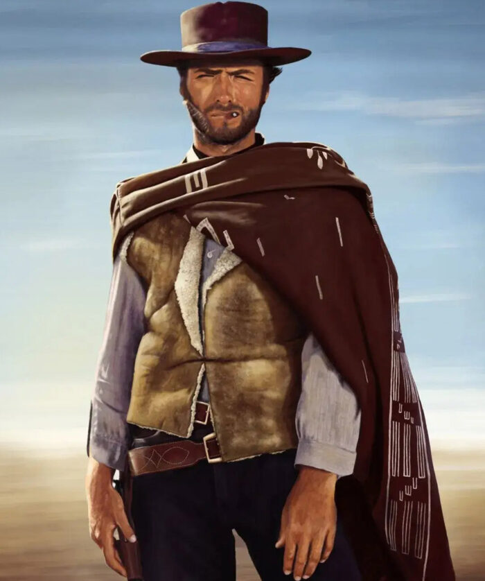 A Fistful of Dollars Clint Eastwood Leather Vest Outfit