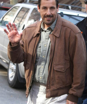 Adam Sandler The Meyerowitz Stories Brown Leather Jacket