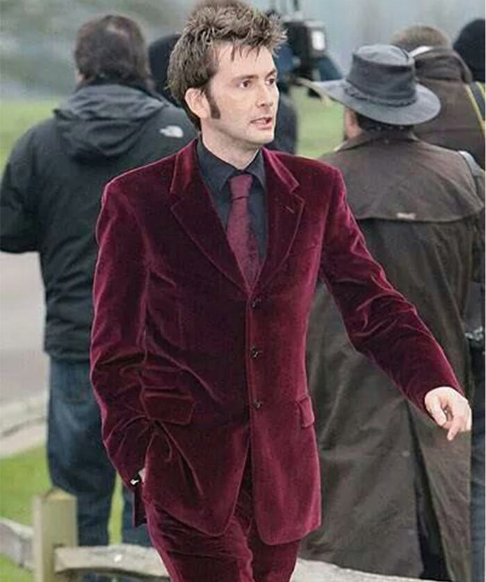 David Tennant Doctor Who Tenth Doctor Velvet Suit