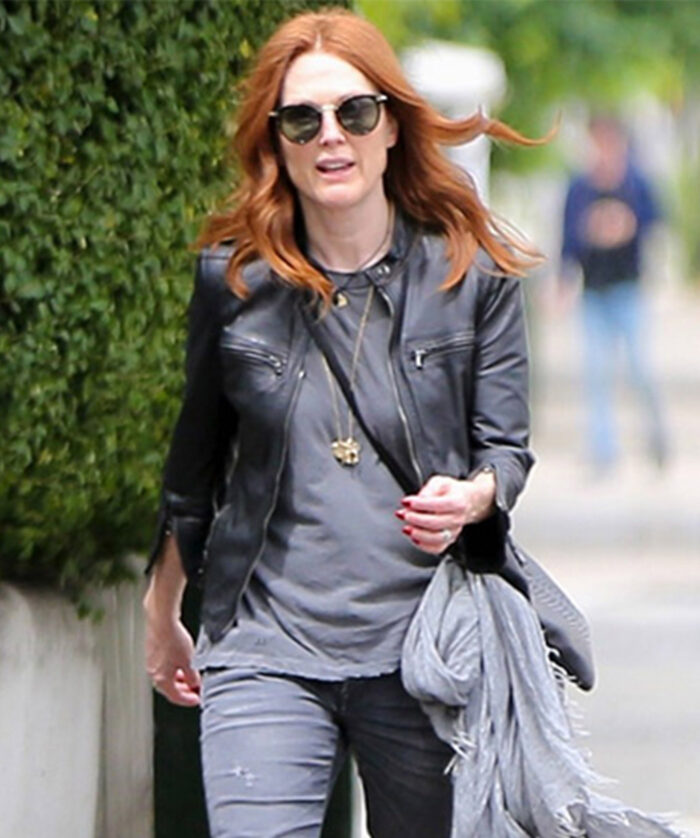 Julianne Moore Leather Jacket Sale