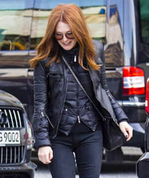 Julianne Moore Biker Jacket Sale