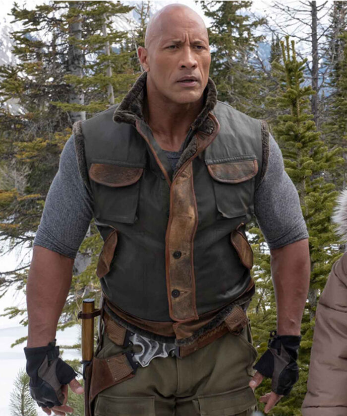 Jumanji The Next Level Dwayne Johnson Leather Vest