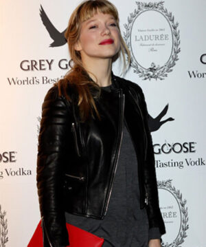 Lea Seydoux Leather Jacket