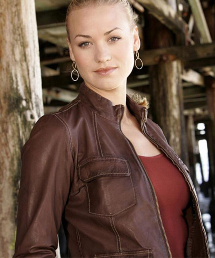 Yvonne Strahovski Brown Jacket