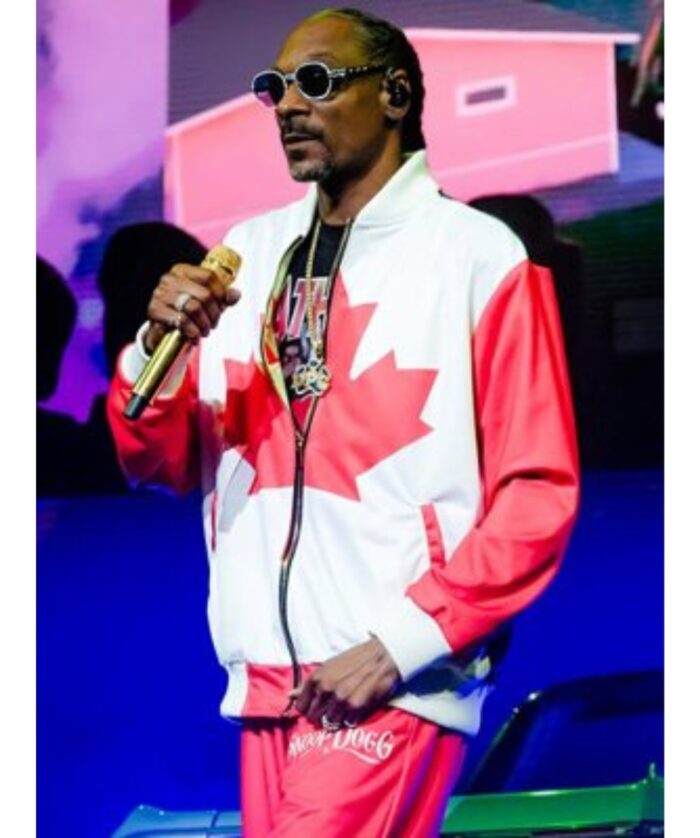 Cali To Canada Tour Snoop Dogg White Leather Jacket