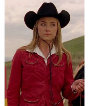 Heartland Amy Fleming Red Cotton Jacket