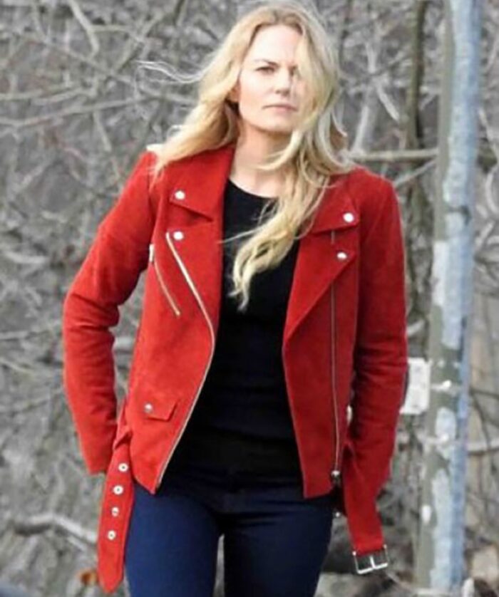 Once Upon A Time Emma Swan Suede Leather Jacket