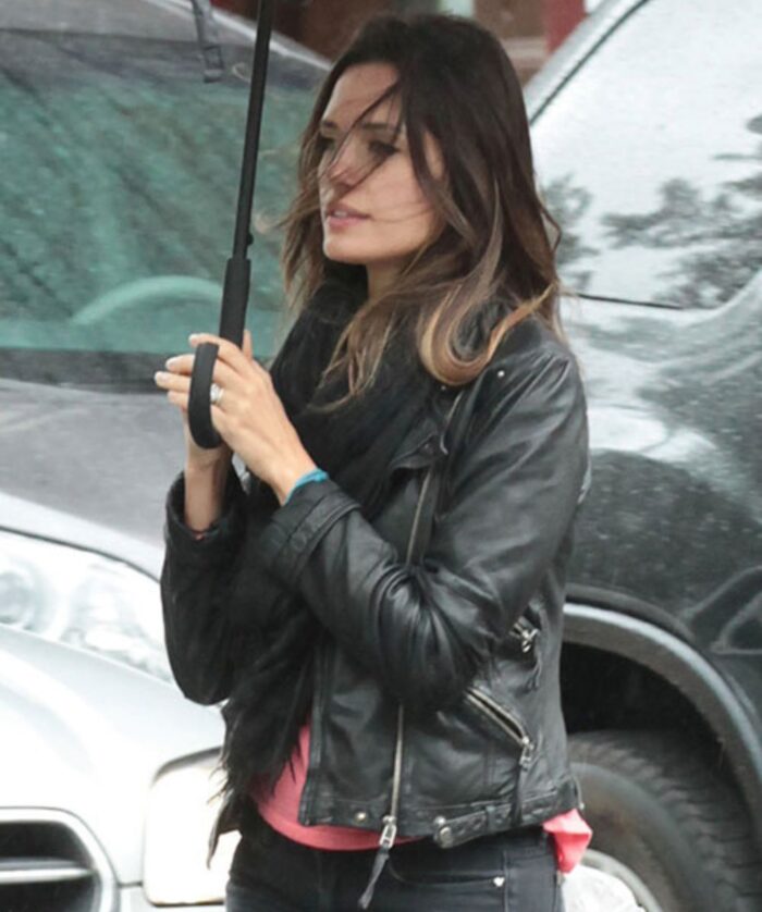 Torrey Devitto Black Leather Jacket