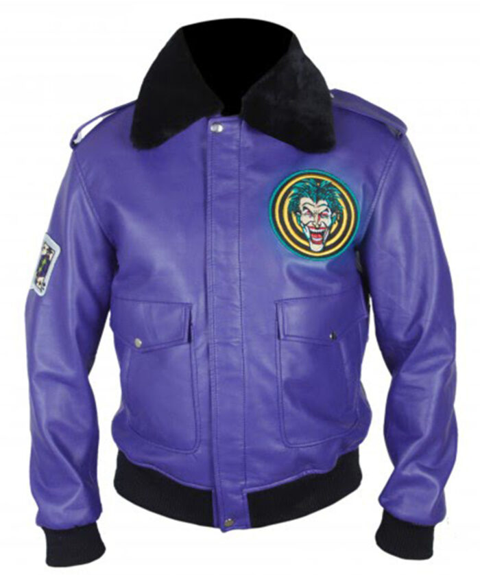 Batman Bob the Goon Purple Joker Jacket