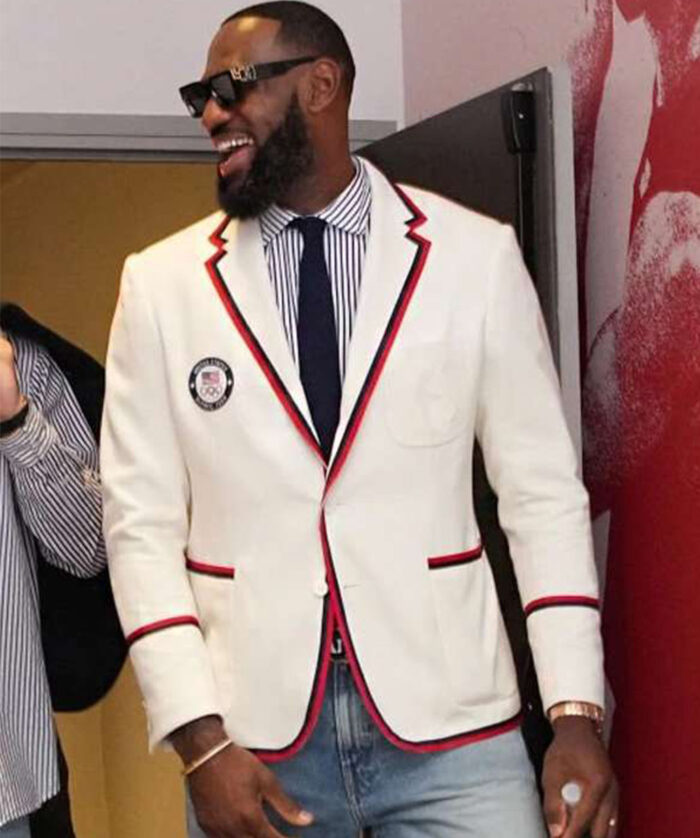 Paris Olympics LeBron James Team USA Blazer