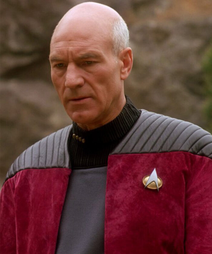 Star Trek Captain Picard Red Jacket Costume