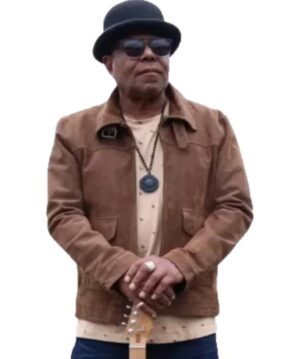 Tito Jackson Brown Leather Jacket