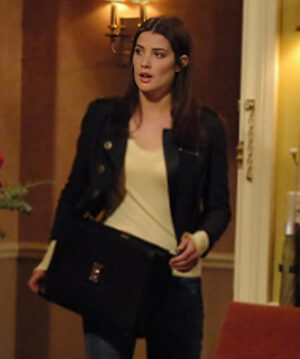 Cobie Smulders Leather Jacket