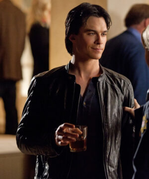 Damon Salvatore Leather Jacket