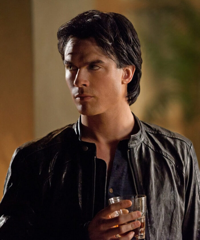 Damon Salvatore Leather Jacket