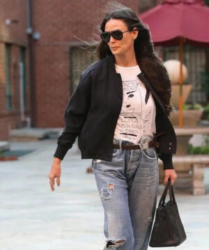 Demi Moore Bomber Jacket